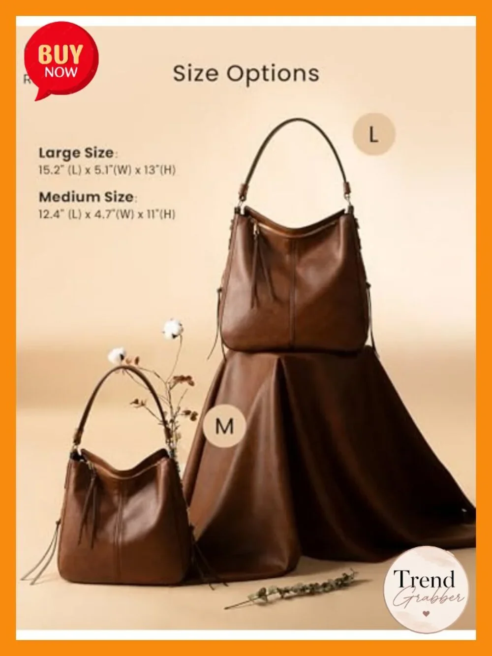 Faux Leather Hobo Crossbody Bag Large Capacity Shoulder Purse